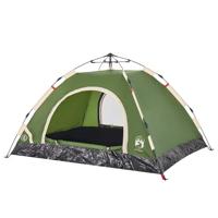 VidaXL Tent 2-persoons snelontgrendeling groen - thumbnail