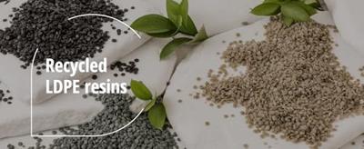 DONAU ECO vuilniszak, LDPE, 30 micron, 60 liter, blauw, rol van 10 stuks