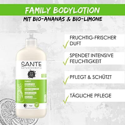 Sante Family bodylotion pineapple & lime 500 Milliliter