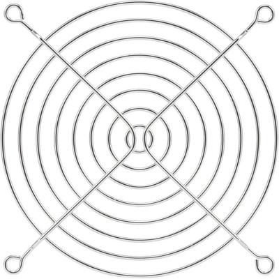 PROFAN Technology Ventilatierooster 1 stuk(s) (Ø) 120 mm Metaal Verchroomd, Vernikkeld