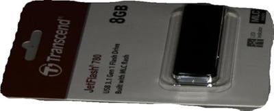 Transcend JetFlash® 780 USB-stick 8 GB Zwart TS8GJF780 USB-A 3.2 Gen 1 Transcend JetFlash® 780 USB-stick 8 GB Zwart TS8GJF780 USB-A 3.2 Gen 1