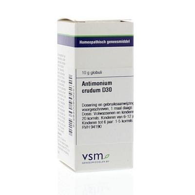 VSM Antimonium crudum D30 (10 gr)
