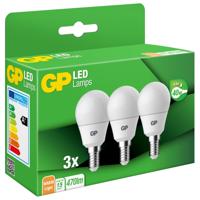 GP GPMGLE14STD854C3 LED-lamp Energielabel F (A - G) E14 Globe 5.6 W = 40 W Warmwit (Ø x l) 45 mm x 84 mm 3 stuk(s) - thumbnail