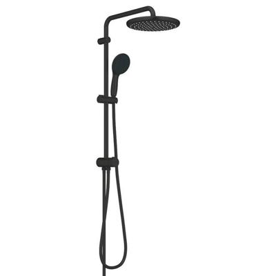 GROHE Tempesta System 250 Regendoucheset - 73.6cm - hoofddouche - 25cm - ronde handdouche - 3 straalsoorten - met omstelkraan - matte black 269802431