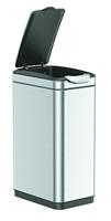 EKO afvalbak touch bar tina 30 l matzilverkleurig - thumbnail