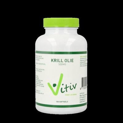 Vitiv Krillolie 500mg antartic 100 Softgels