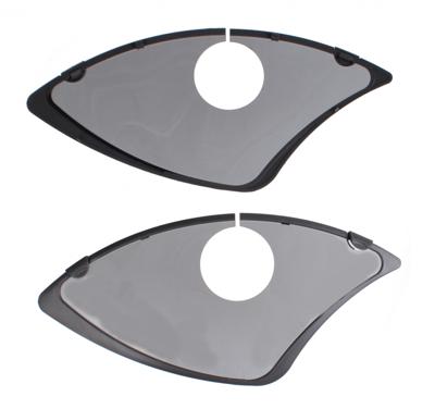 Hesling jasbeschermer 28-5 elegance zwart/transparant