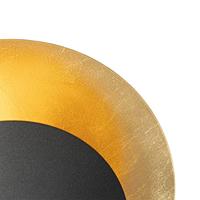 QAZQA Art Deco vloerlamp zwart met goud - Emilienne - thumbnail