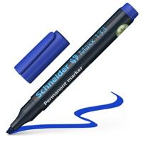 Permanent marker schneider maxx 133 1-4mm blauw | 10 stuks - thumbnail