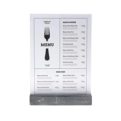 Kaarthouder Europel A4 Polystone antraciet Kaarthouder Europel A4 Polystone antraciet