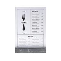 Kaarthouder Europel A4 Polystone antraciet - thumbnail