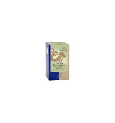 Sonnentor Groene thee lemongrass bio 18 Zakjes Sonnentor Groene thee lemongrass bio 18 Zakjes
