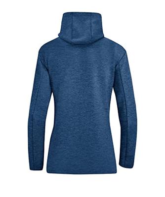 JAKO 6829D Jas Met Kap Premium Basics Dames - Marine Gemeleerd - 36