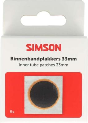 Bandenpleisters Simson rond 33mm - 8 stuks