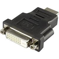 Renkforce RF-4212231 HDMI / DVI Adapter [1x HDMI-stekker - 1x DVI-bus 24+1-polig] Zwart - thumbnail