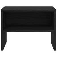Nachtkastje 2 pcs Zwart eiken 40 x 30 x 30 cm Bewerkt hout - thumbnail