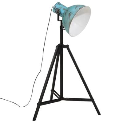 VidaXL Vloerlamp 25 w e27 61x61x90/150 cm verweerd blauw VidaXL Vloerlamp 25 w e27 61x61x90/150 cm verweerd blauw