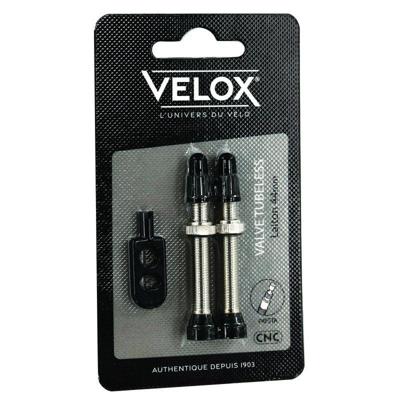 Velox tubeless ventiel 44mm fv messing (2st)