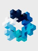 Plus Plus Hexel waterval plus-plus: 6 stuks (3486) - thumbnail