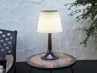 Solar tafellamp met LED verlichting - Zwart - thumbnail