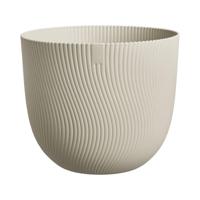 Bloempot sereh rond d25 h21 cm paddenstoel beige bloempot elho - Elho - thumbnail