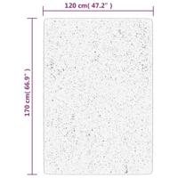 VidaXL Vloerkleed oviedo laagpolig 120x170 cm crèmekleurig - thumbnail