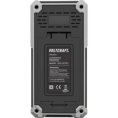 VOLTCRAFT DSO-2072H Handoscilloscoop 70 MHz 2-kanaals 250 MSa/s 8 kpts 8 Bit Handapparaat, Functiegenerator, Multimeterfuncties 1 stuk(s)