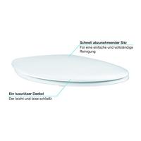 GROHE Bau closetzitting met deksel met softclose met quick release wit 39493000 - thumbnail
