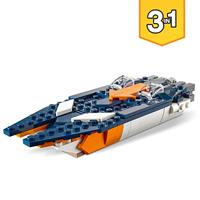 Lego Creator 31126 3in1 Supersonisch Straalvliegtuig - thumbnail