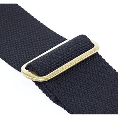 Fender katoen leren 2 inch gitaarband met logo zwart