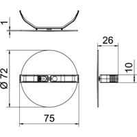 OBO Bettermann 2003749 Veerdeksel 25 stuk(s) - thumbnail