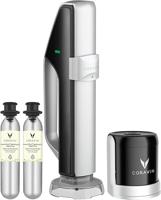 Coravin Sparkling wijnbewaarsysteem - inclusief charger, 2 CO₂-capsules, stopper & flessenhoes - behoudt bubbels tot 4 weken - thumbnail