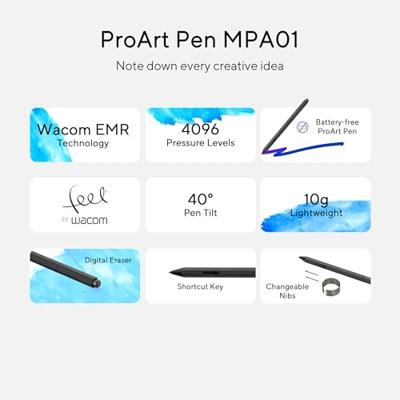 ASUS ProArt Pen MPA01 stylus-pen 10 g Zwart