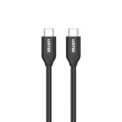 UNITEK C14059BK USB-kabel 2 m USB C Zwart