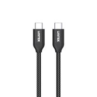 UNITEK C14059BK USB-kabel 2 m USB C Zwart - thumbnail