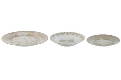 Serviesset Home ESPRIT Blauw Wit Beige Porselein 18 Onderdelen 27 x 27 x 2 cm