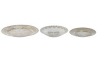 Serviesset Home ESPRIT Blauw Wit Beige Porselein 18 Onderdelen 27 x 27 x 2 cm - thumbnail