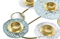 Kroonkandelaar DKD Home Decor Spiegel Gouden Metaal Munt Waterlelie (54 x 33 x 8 cm) - thumbnail