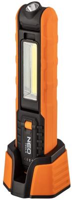 Neo LED looplamp | oplaadbaar oranje | + docking station - 5448680