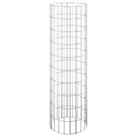 Gabion plantenbakken 3 st rond verhoogd 30x100 cm staal - thumbnail