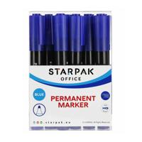Permanent Stift Rond Blauw, 12st. - thumbnail