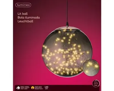 Micro LED bal l30 cm-140L kpr/k.wrm lumineo - Lumineo