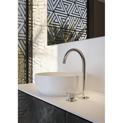 Hotbath Cobber - Wastafelmengkraan - zonder Waste - Hoog - Chroom - Opbouw - Chroom