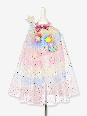 Eenhoorn vermomming: cape + haarband + toverstaf SOUZA meerkleurig