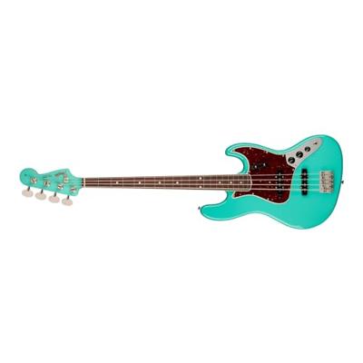 Fender American Vintage II 1966 Jazz Bass RW Sea Foam Green elektrische basgitaar met koffer - thumbnail