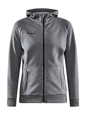 Craft 1910626 Core Soul Full Zip Hood Wmn - Dark Grey Melange - M Craft 1910626 Core Soul Full Zip Hood Wmn - Dark Grey Melange - M