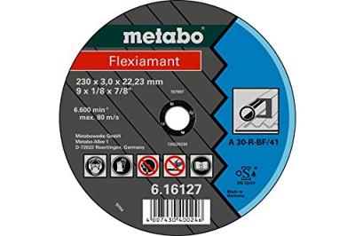 Metabo 616310000 Doorslijpschijf gebogen 125 mm 25 stuk(s) Metaal