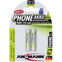 Ansmann DECT maxE HR03 Oplaadbare AAA batterij (potlood) NiMH 550 mAh 1.2 V 2 stuk(s) - thumbnail