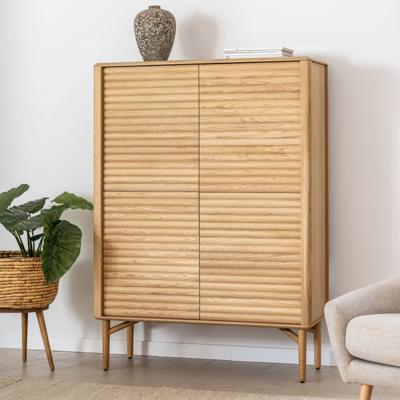 Kave Home Opbergkast 'Lenon' Eikenhout, 144 x 105cm, kleur Naturel Kave Home Opbergkast 'Lenon' Eikenhout, 144 x 105cm, kleur Naturel