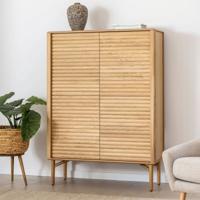 Kave Home Opbergkast 'Lenon' Eikenhout, 144 x 105cm, kleur Naturel - thumbnail